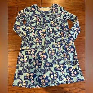 Hannah Blue Floral Kids Dress